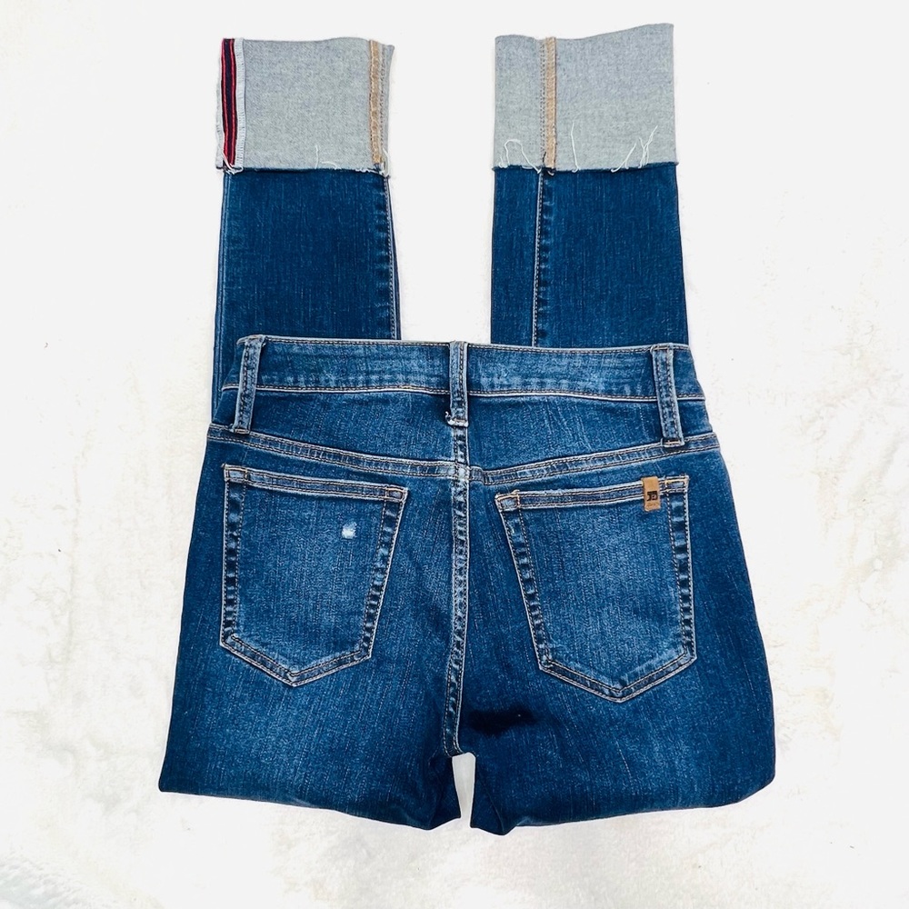 JOE’S JEANS “The Charlie” High Rise Cropped Cuff Denim Jean Size 26 - Picture 12 of 13